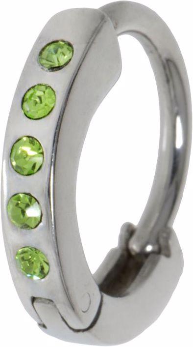 Bijouteria Bauchpiercing (Chirurgenstahl 316L, Kristall, Silber 925)