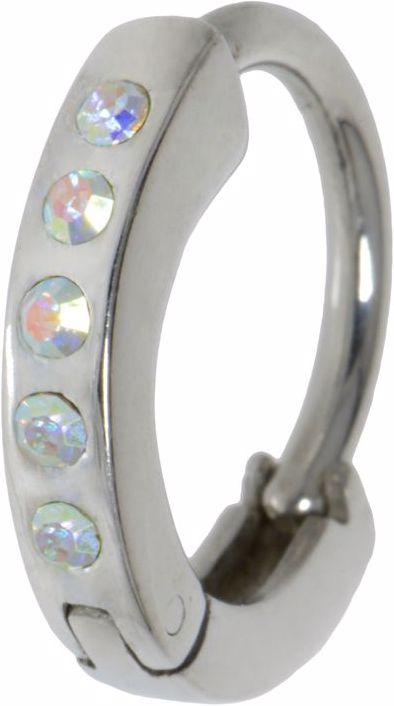 Bijouteria Bauchpiercing (Chirurgenstahl 316L, Kristall, Silber 925)