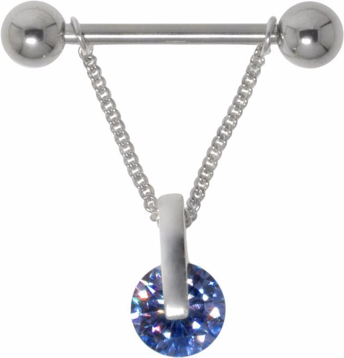 Immagine prodotto Bijouteria Piercing petto (Argento 925, Zirconia, Acciaio chirurgico 316L)
