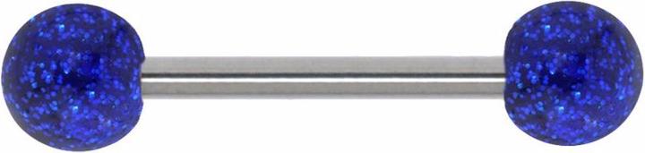 Bijouteria Zungenpiercing (Acrylglas, Chirurgenstahl 316L)