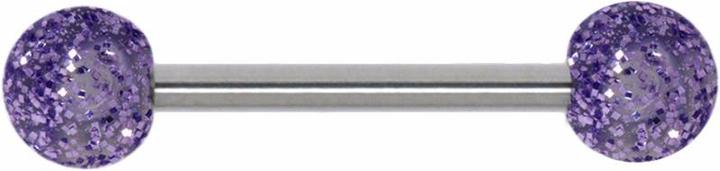 Bijouteria Zungenpiercing (Acrylglas, Chirurgenstahl 316L)
