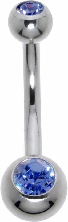 Image du produit Bijouteria Piercing nombril (Acier chirurgical 316L, Cristallin)