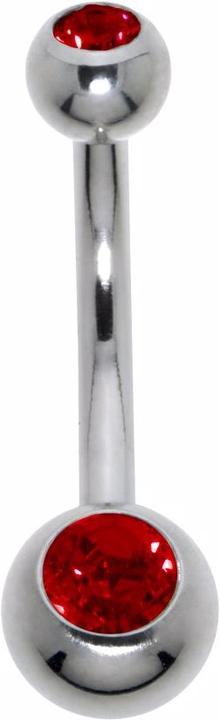 Immagine prodotto Bijouteria Piercing ventre (Acciaio chirurgico 316L, Vetro (di orologio))