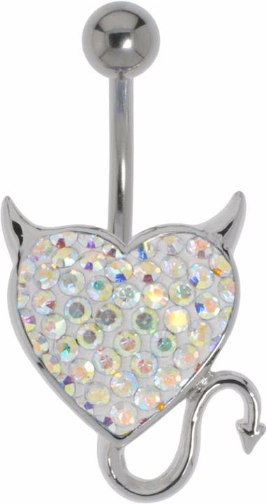 Produktbild Bijouteria Bauchpiercing (Chirurgenstahl 316L, Kristall, Messing rhodiniert)