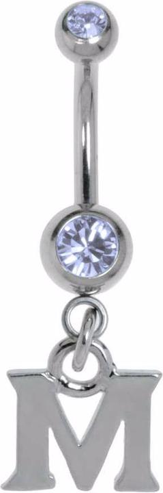Bijouteria Bauchpiercing (Chirurgenstahl 316L, Kristall)