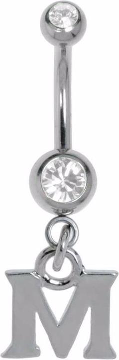 Bijouteria Bauchpiercing (Chirurgenstahl 316L, Kristall)