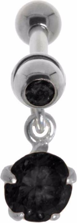 Immagine prodotto Bijouteria Piercing orecchio (Acciaio chirurgico 316L, Vetro (di orologio), Ottone con placcatura in argento, Zirconia)