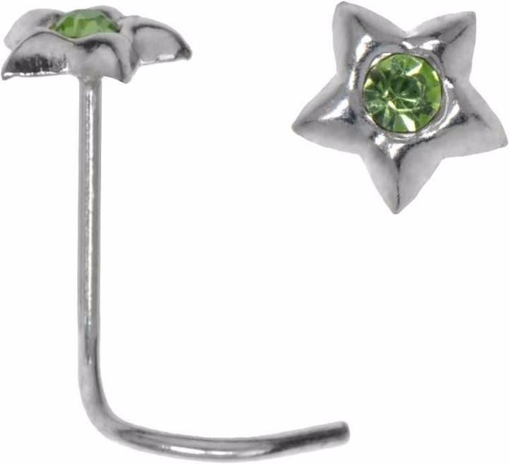 Bijouteria Nasenpiercing (Kristall, Silber 925)