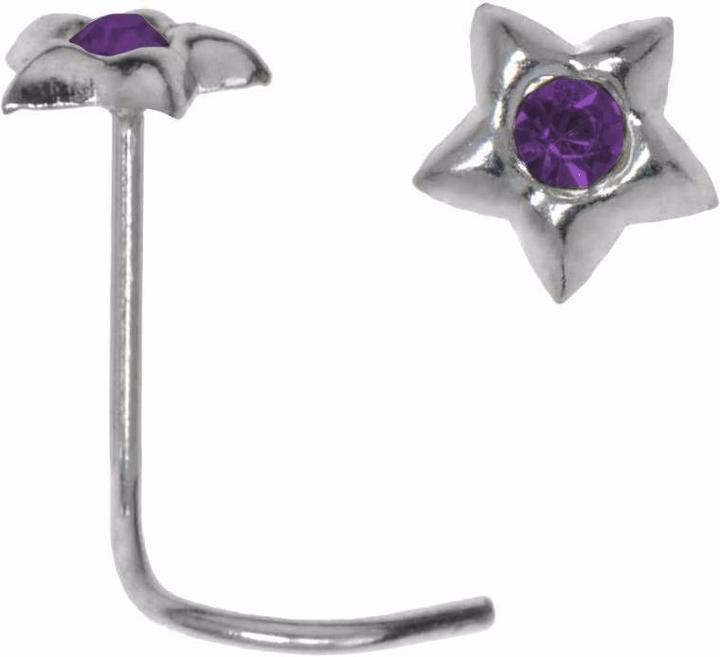 Produktbild Bijouteria Nasenpiercing (Kristall, Silber 925)