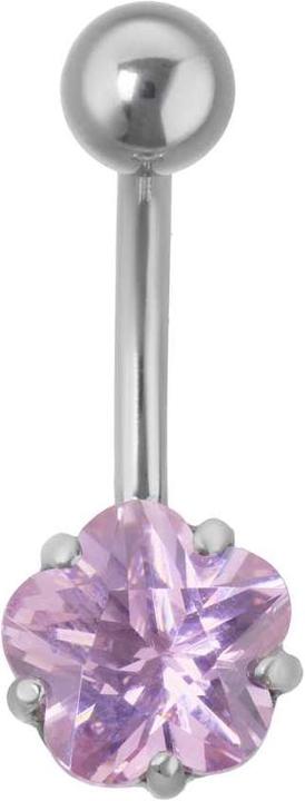 Actual product image Bijouteria Bellypiercing (Surgical steel 316L, Zirconia)