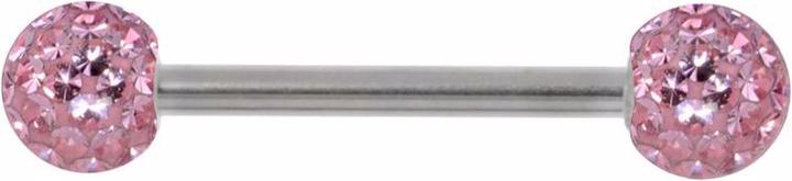 Image du produit Bijouteria Piercing poitrine (Acier chirurgical 316L, Résine époxy, Cristallin)