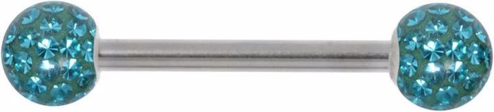 Image du produit Bijouteria Piercing poitrine (Acier chirurgical 316L, Résine époxy, Cristallin)