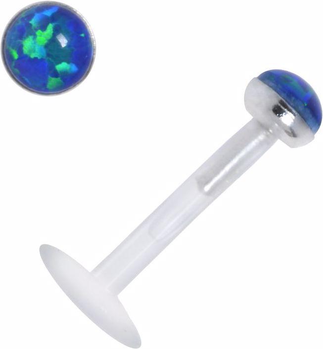 Produktbild Bijouteria Piercing für Lippe/Tragus (Schmuckstein, Silber 925, Bioplast)