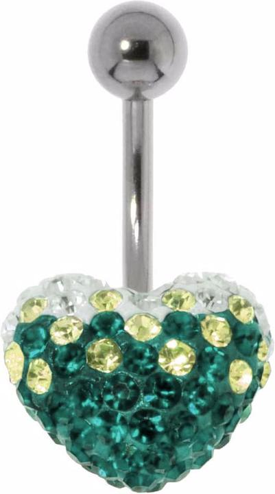 Produktbild Bijouteria Bauchpiercing (Chirurgenstahl 316L, Kristall)