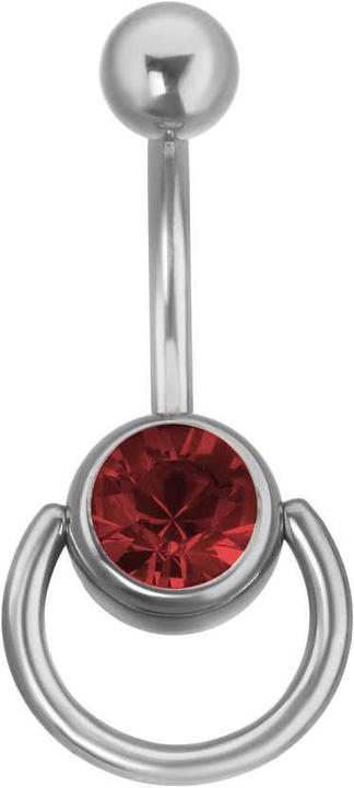 Produktbild Bijouteria Bauchpiercing (Chirurgenstahl 316L, Kristall)