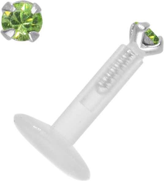Image du produit Bijouteria Piercing (Cristal Premium, Bioplastique, Argent 925)