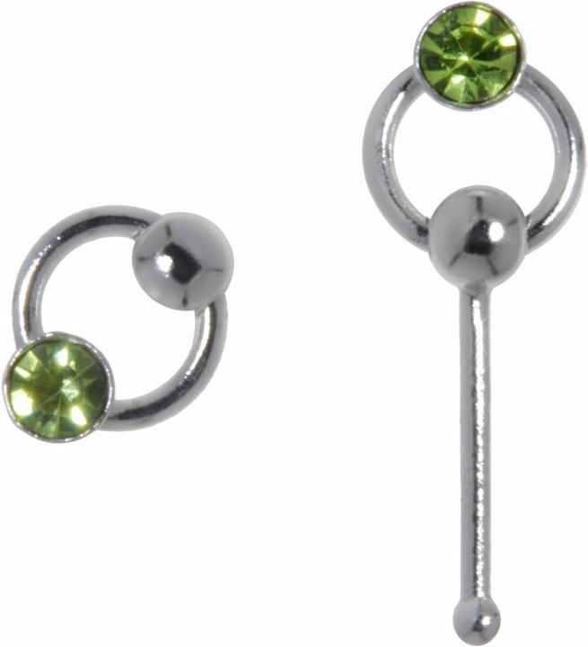 Actual product image Bijouteria Nose piercing (Silver 925, Crystal)