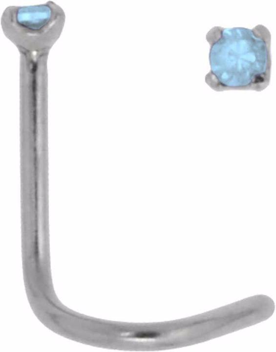 Immagine prodotto Bijouteria Piercing per naso (Acciaio chirurgico 316L, Vetro (di orologio))