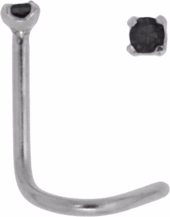 Produktbild Bijouteria Nasenpiercing (Chirurgenstahl 316L, Kristall)