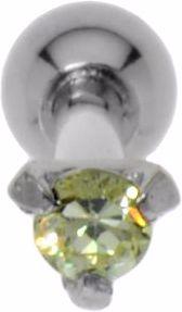 Immagine prodotto Bijouteria Piercing orecchio (Zirconia, Acciaio chirurgico 316L)