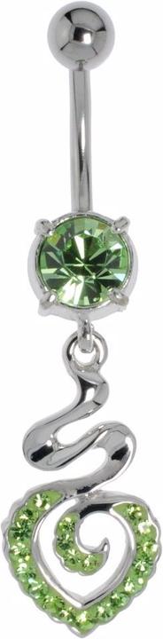 Immagine prodotto Bijouteria Piercing ventre (Acciaio chirurgico 316L, Vetro (di orologio), Ottone rodiato in ottone rodiato)