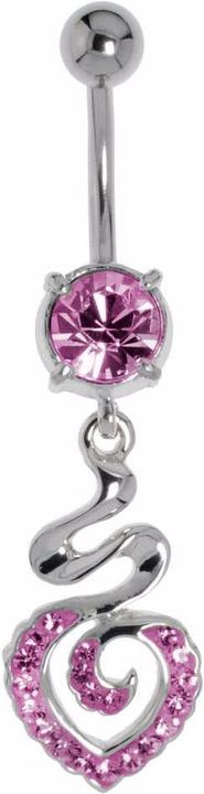 Produktbild Bijouteria Bauchpiercing (Chirurgenstahl 316L, Kristall, Messing rhodiniert)