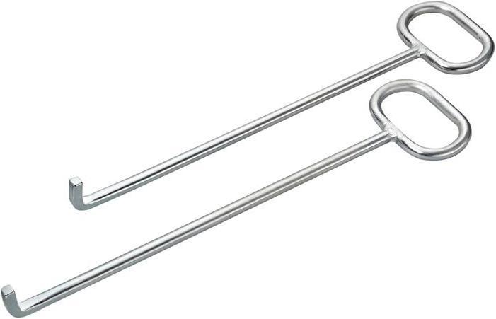 Produktbild Härke Kanaldeckelheber Länge 600 mm mit L-Haken verzinkt