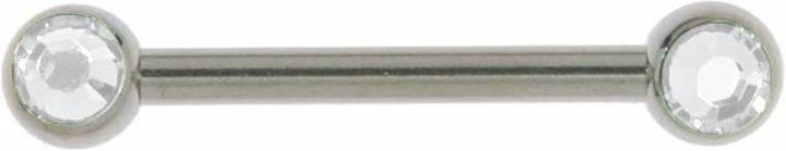 Bijouteria Brustpiercing (Chirurgenstahl 316L, Premium Kristall)