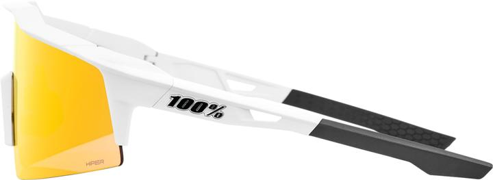 Actual product image 100% Goggles Speedcraft SL Soft Tact (Soft Tact Off White, HiPER Orange)