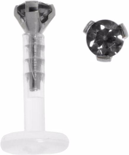 Produktbild Bijouteria Piercingstab (Bioplast, Kristall, Titan)