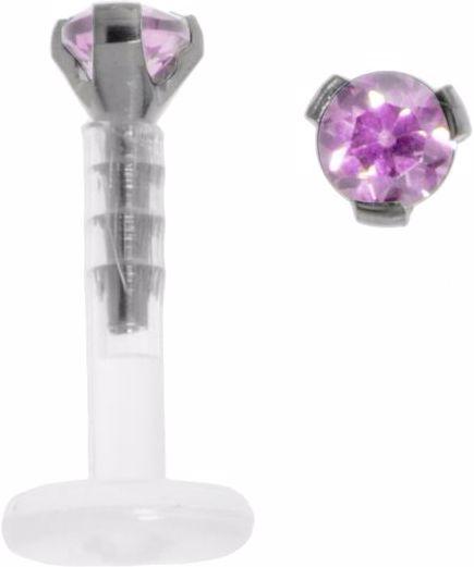 Produktbild Bijouteria Piercingstab (Bioplast, Kristall, Titan)