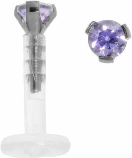 Produktbild Bijouteria Piercingstab (Bioplast, Kristall, Titan)
