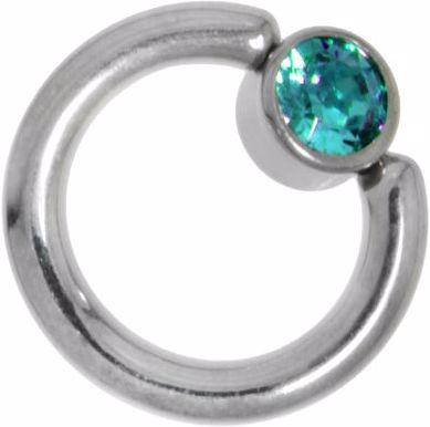 Bijouteria 1.2mm Titan Piercingteil (Titan, Zirkonia)