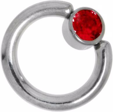 Actual product image Bijouteria 1.2mm Titanium piercing part (Titanium, Zirconia)