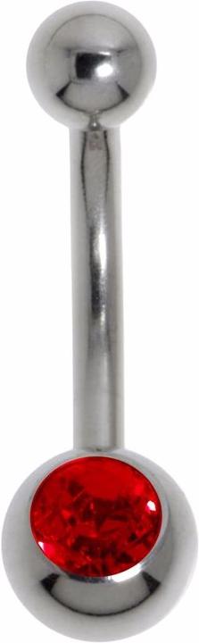 Produktbild Bijouteria Bauchpiercing (Chirurgenstahl 316L, Kristall)