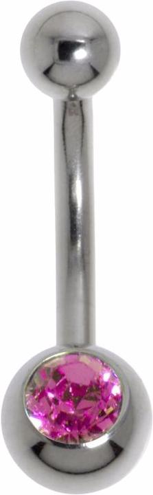 Produktbild Bijouteria Bauchpiercing (Chirurgenstahl 316L, Kristall)