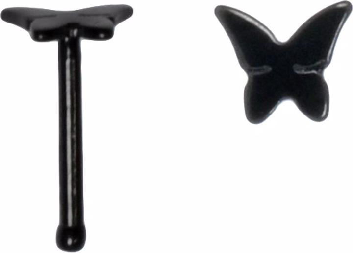 Actual product image Bijouteria Nose piercing (Surgical steel 316L, PVD coating (black))