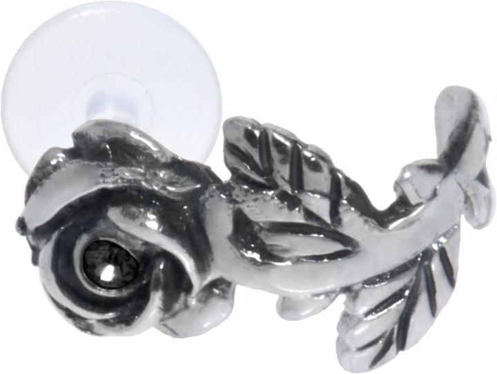 Actual product image Bijouteria Ear piercing (Bioplastic, Crystal, Silver 925)