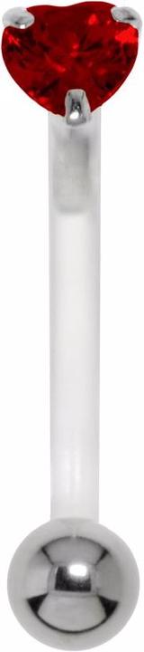 Produktbild Bijouteria Bauchpiercing (Silber 925, Zirkonia, Bioplast, Chirurgenstahl 316L)
