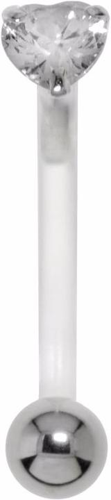 Immagine prodotto Bijouteria Piercing ventre (Bioplastica, Acciaio chirurgico 316L, Argento 925, Zirconia)