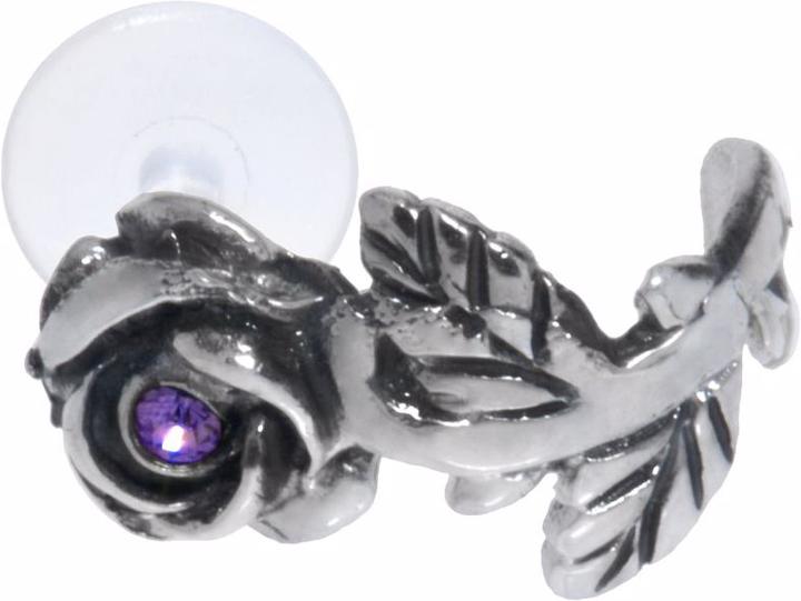 Produktbild Bijouteria Ohrpiercing (Bioplast, Kristall, Silber 925)