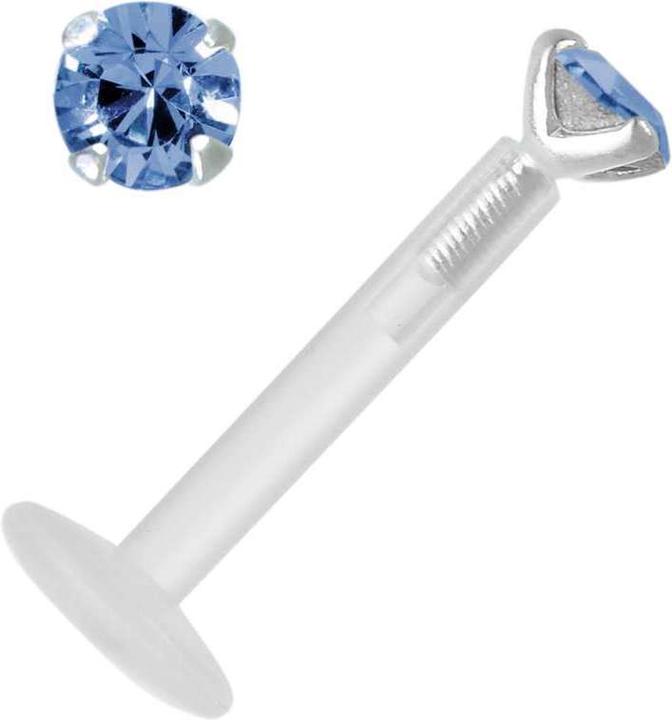 Produktbild Bijouteria Piercing (Bioplast, Silber 925, Premium Kristall)