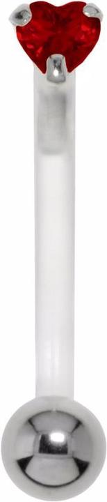 Immagine prodotto Bijouteria Piercing ventre (Bioplastica, Acciaio chirurgico 316L, Argento 925, Zirconia)