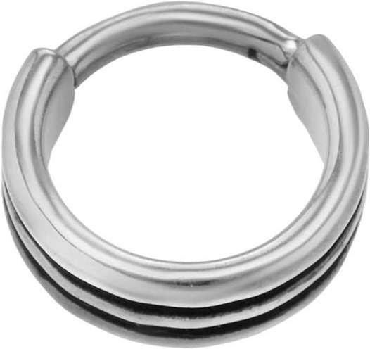 Bijouteria Septumpiercing (Chirurgenstahl 316L mit PVD Beschichtung (schwarz))
