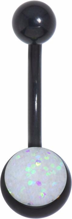 Produktbild Bijouteria Bauchpiercing (Chirurgenstahl 316L, Epoxiharz, PVD Beschichtung (schwarz))