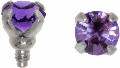 Produktbild Bijouteria Dermal-Anchor Aufsatz (Chirurgenstahl 316L, Kristall)