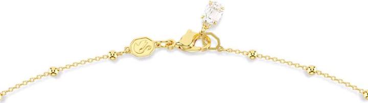 Immagine prodotto Swarovski Collana lunga in ambra taglio rotondo in oro bianco (Metallo Swarovski, 80 cm)