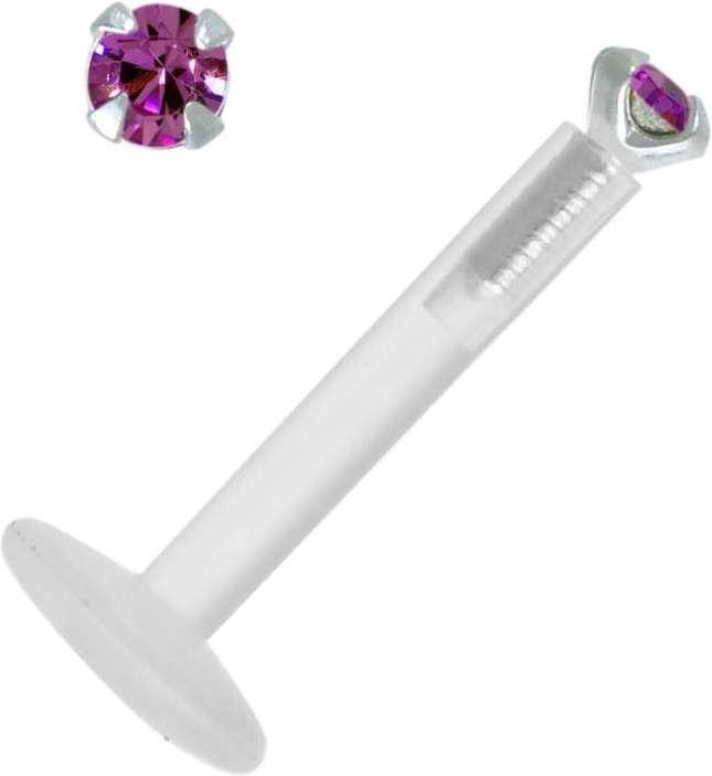 Immagine prodotto Bijouteria Piercing (Bioplastica, Argento 925, Cristallo premium)