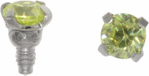 Image du produit Bijouteria Embout Dermal-Anchor (Acier chirurgical 316L, Cristallin)