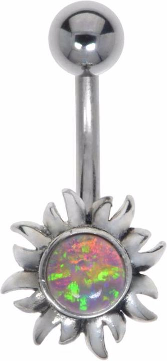 Image du produit Bijouteria Piercing nombril (Acier chirurgical 316L, Perle, Argent 925)